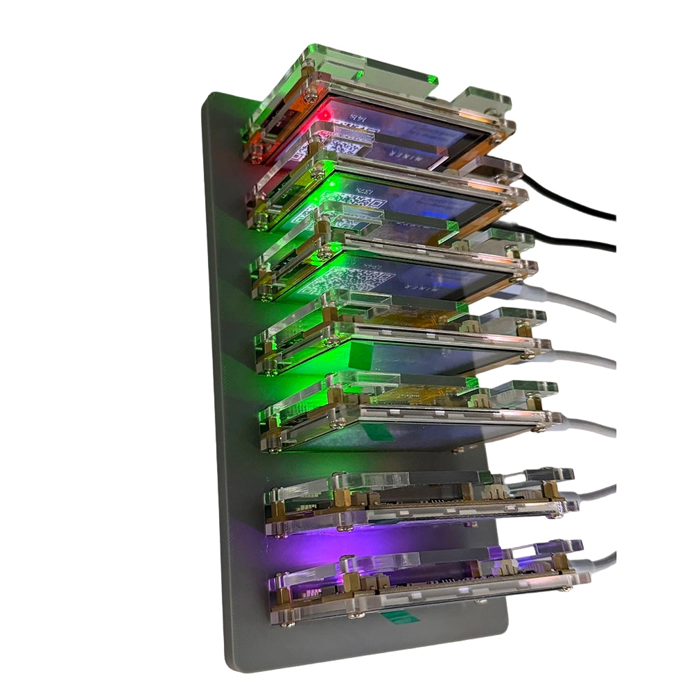 Upgrade Smart Home - 7X 1030KH/S Nerdminernmminer+7 슬롯 베이스 업그레이드된