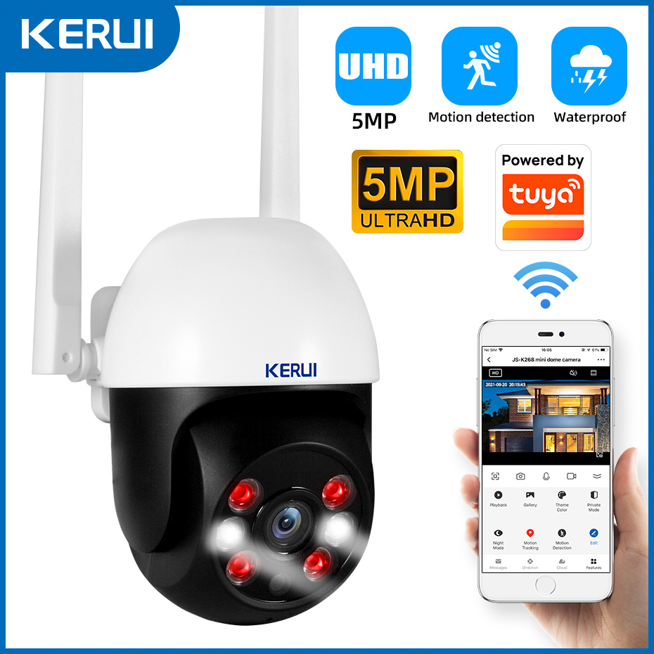 Smart Home Cctv Camera - KERUI 5MP IP 카메라는 Onvif 및