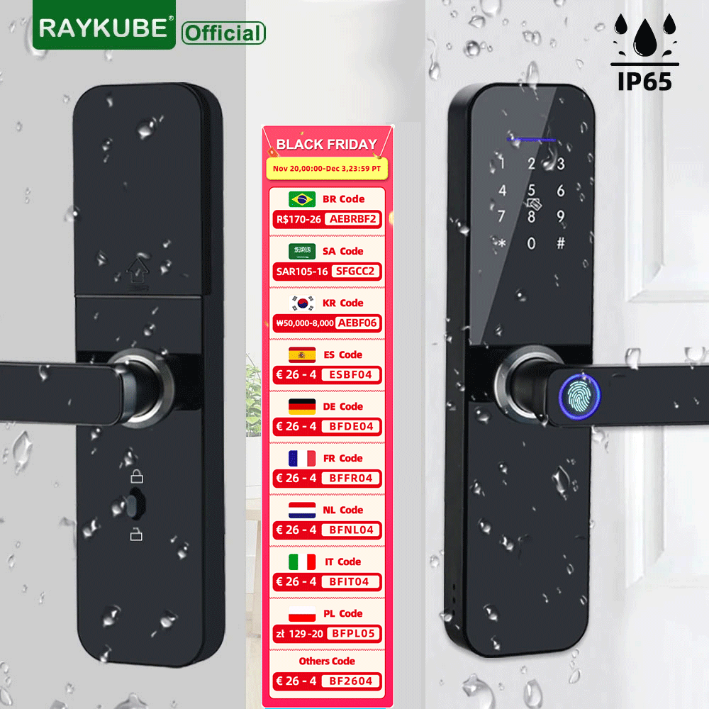 Smart Home Ezviz - RAYKUBE F005 IP65 방수 Tuya Wifi
