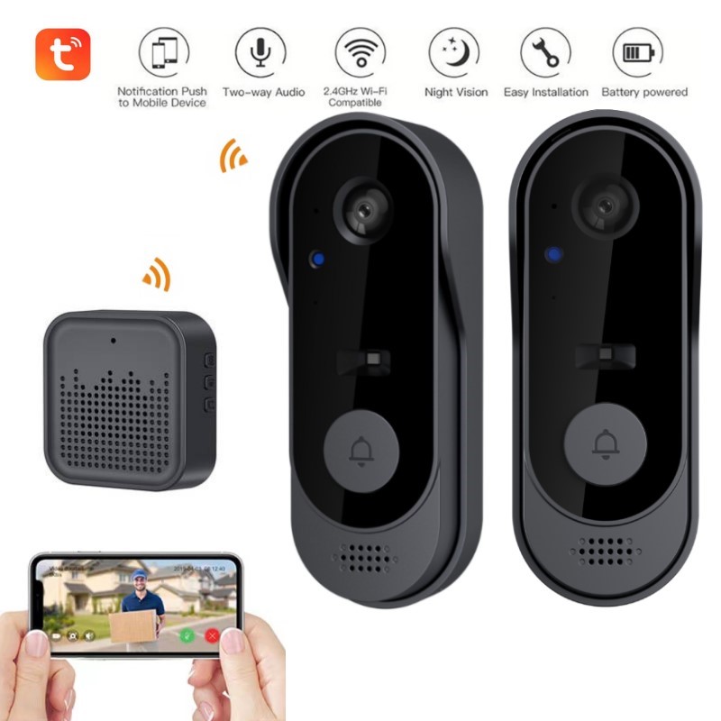 Smart Home Video Doorphone Ezviz - Tuya WIFI 카메라 초인종 HD 비디오