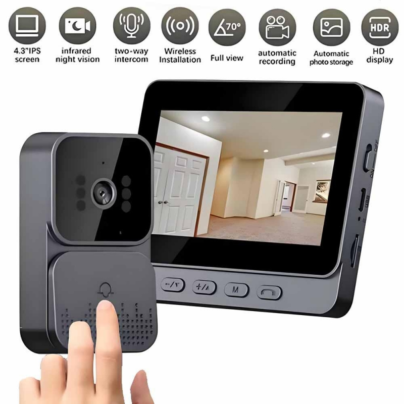 Smart Home Video Doorphone Ezviz - 스마트 WiFi 2.4G 무선 도어벨 비디오
