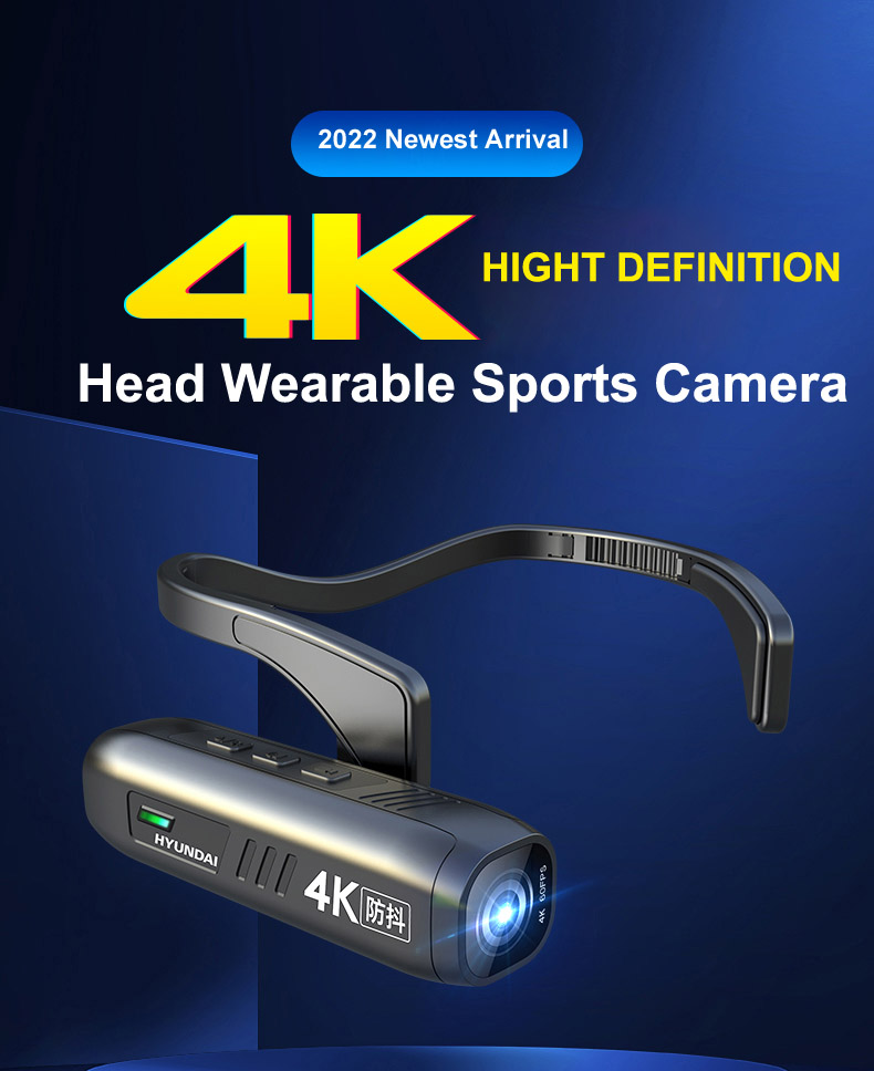 Smart Home Cctv Camera - 스마트 아웃도어 스포츠 5K 헤드 웨어러블
