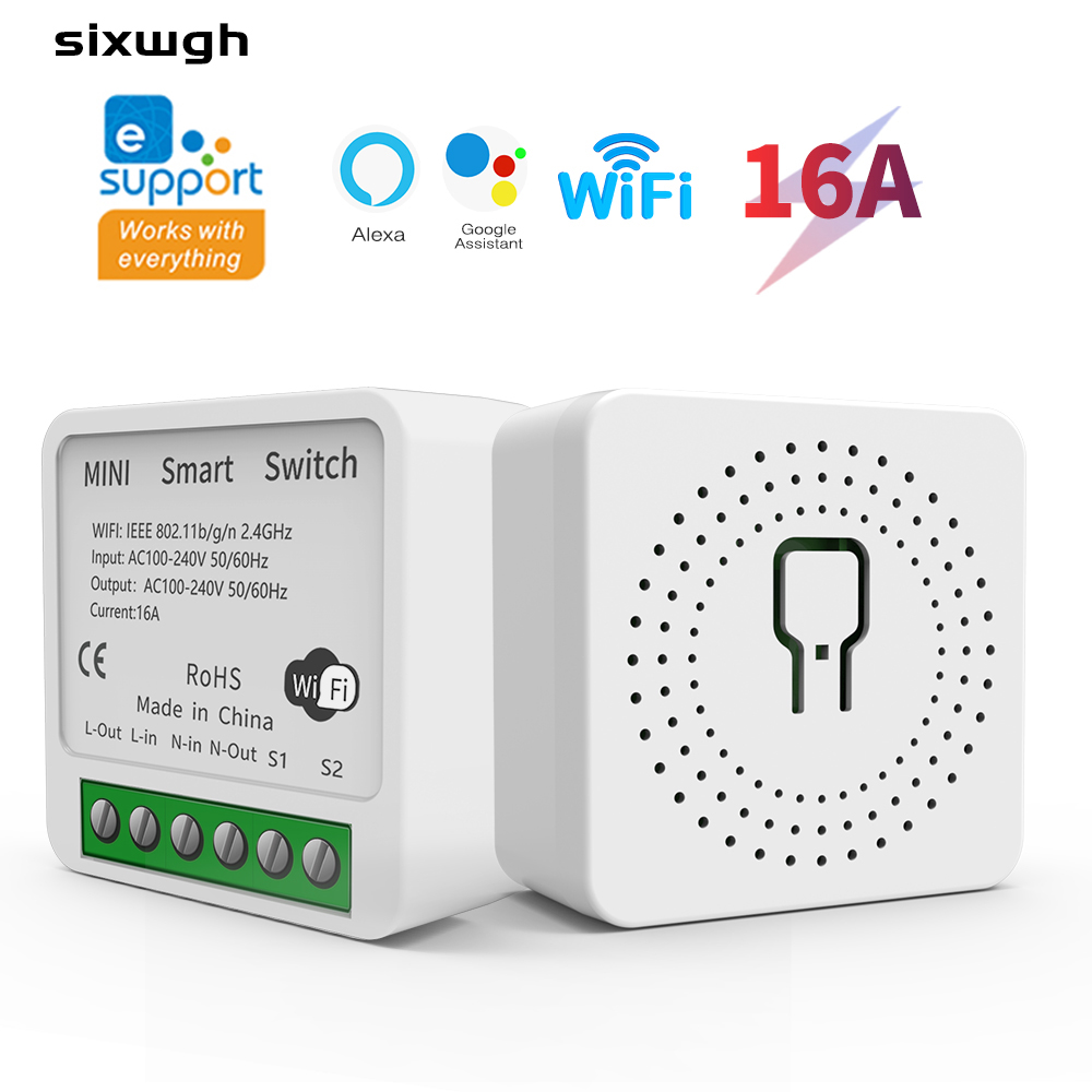 Smart Home Simple - 이웰링크 WiFi 스마트 스위치 미니 16A