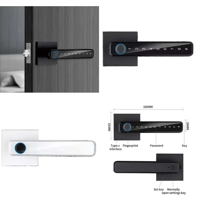Smart Home Key - 고품질 터치스크린 지문 비밀번호 키 스마트