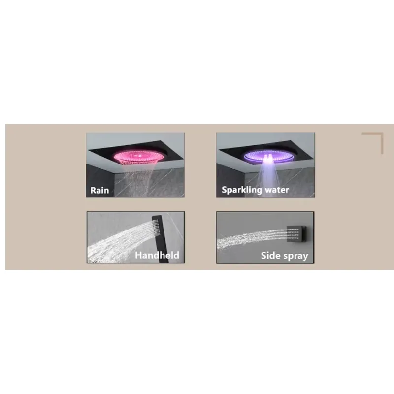 스마트 LED 샤워 세트 욕실 음악 내장형 레인폴 시스 - Smart Home 리뷰 및 가격