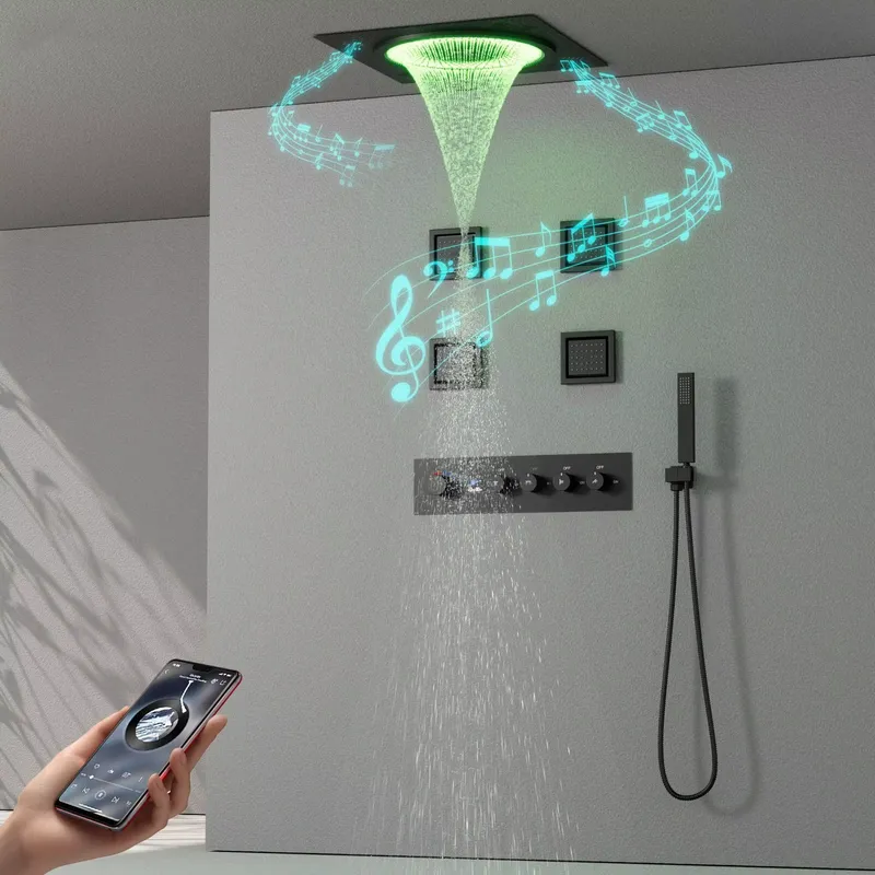 스마트 LED 샤워 세트 욕실 음악 내장형 레인폴 시스 - Smart Home 리뷰 및 가격