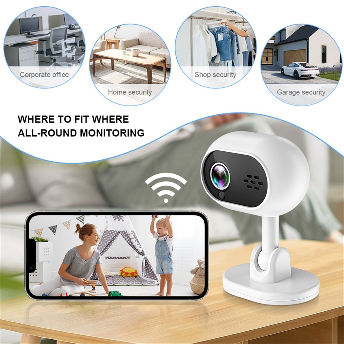 A4 1080P 스마트 미니 와이파이 IP 카메라 IW - Smart Home Cctv Camera 리뷰 및 가격