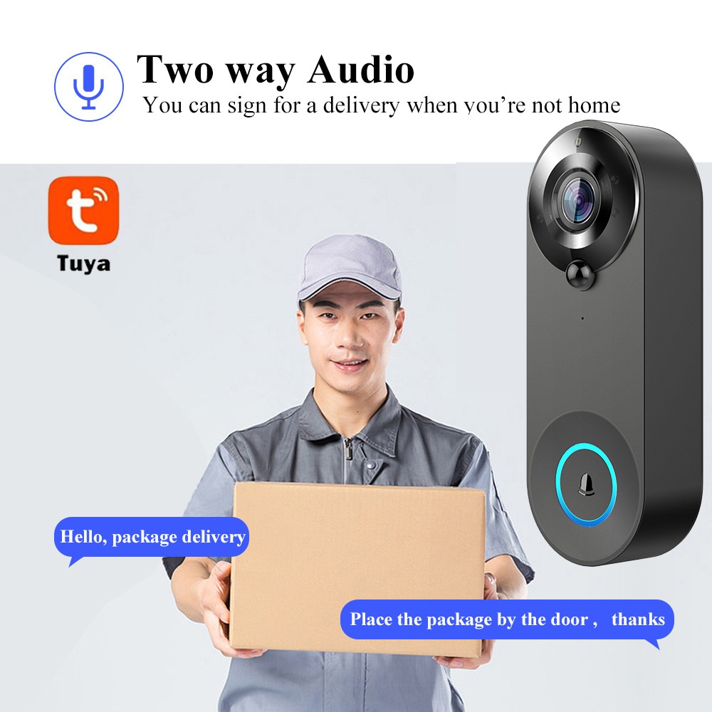 Tuya 1080P 무선 WIFI 초인종 비디오 인터콤 - Smart Home Video Doorphone Ezviz 리뷰 및 가격