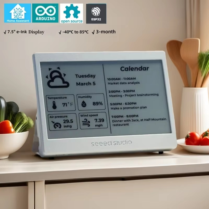 XIAO ESP32 전자 종이 디스플레이 패널, 7.5 - Smart Home Arduino Project 리뷰 및 가격