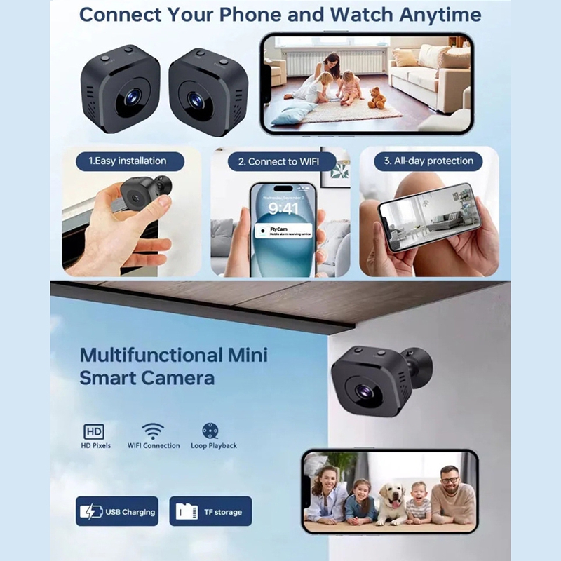 Lenovo6K 미니 보안 카메라 무선 2.4G WiF - Smart Home Cctv Camera 리뷰 및 가격