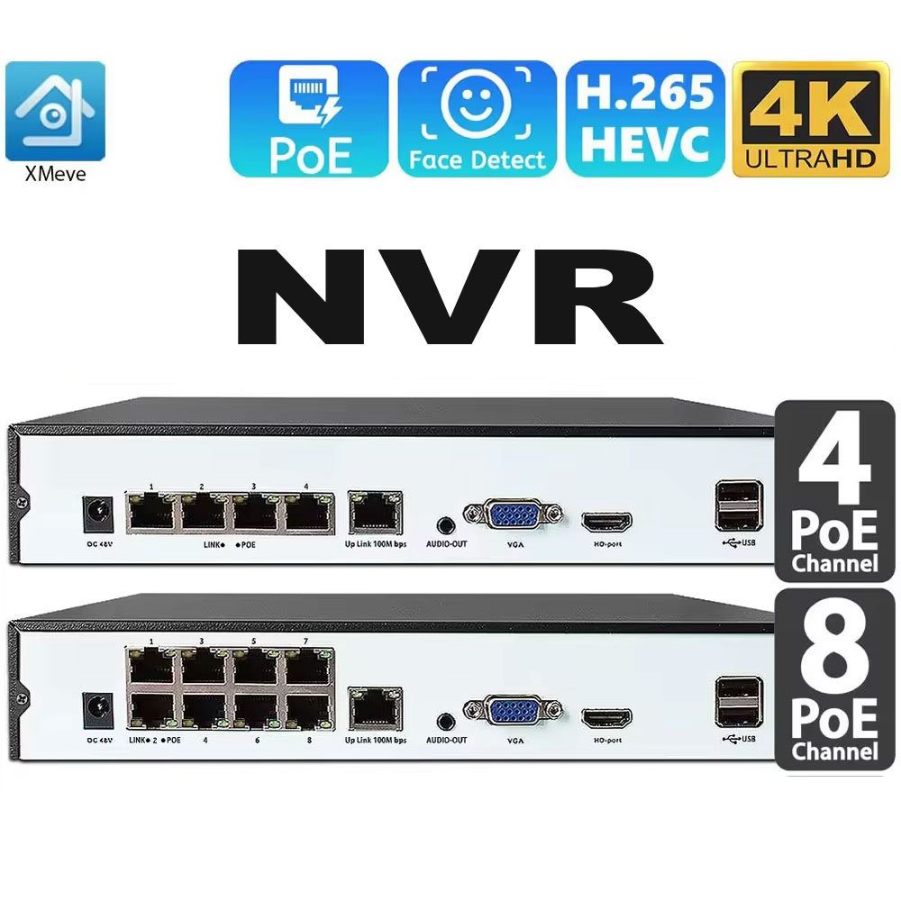 오디오 출력 보안 감시 네트워크 비디오 녹음기, POE - Security Ip Camera 리뷰 및 가격