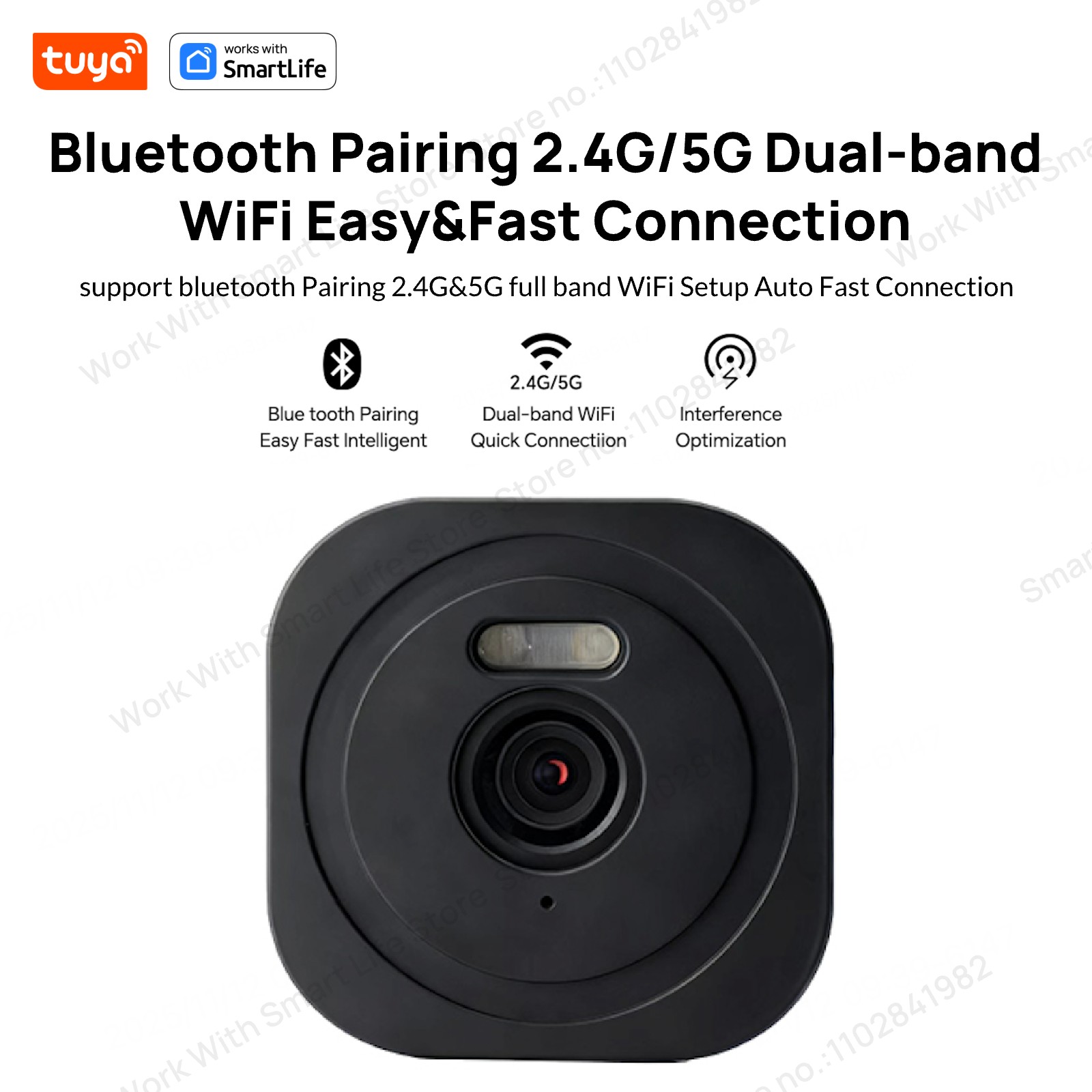 3MP 2K 투야 창문 카메라, 2.4GHz 및 5GH - Smart Home Cctv Camera 리뷰 및 가격