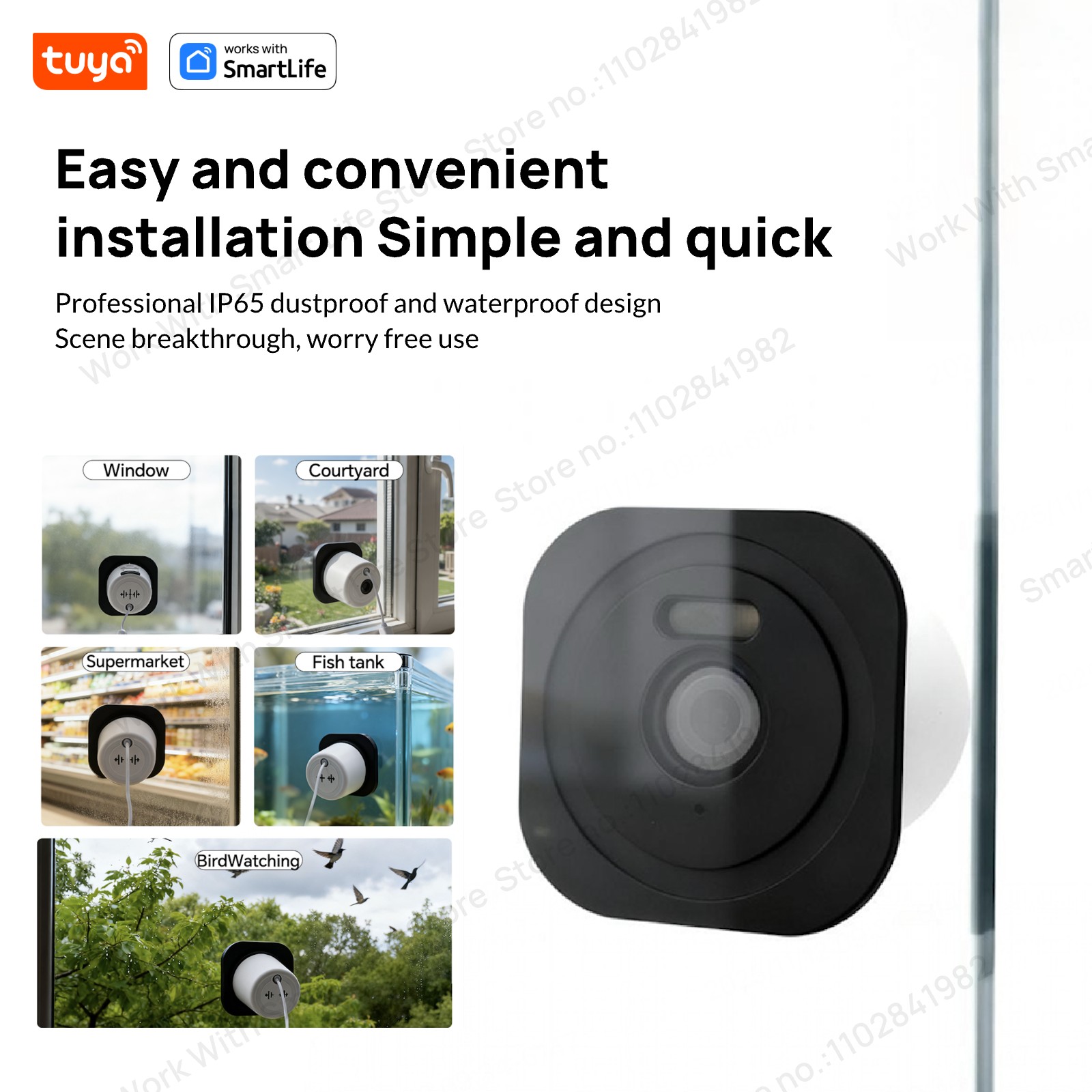 3MP 2K 투야 창문 카메라, 2.4GHz 및 5GH - Smart Home Cctv Camera 리뷰 및 가격