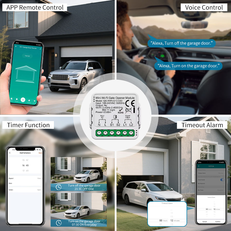 투야 스마트 와이파이 또는 지그비 차고 문 개폐기 컨트 - Smart Home Proxmox 리뷰 및 가격