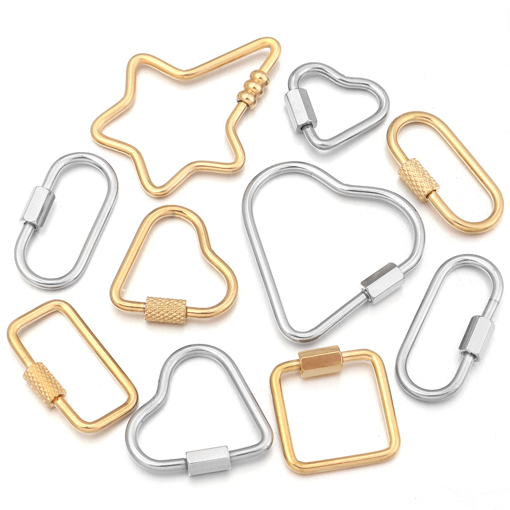 2pcs DIY 목걸이 키체인 보석을 위한 금 스테인리 - Smart Home Key 리뷰 및 가격