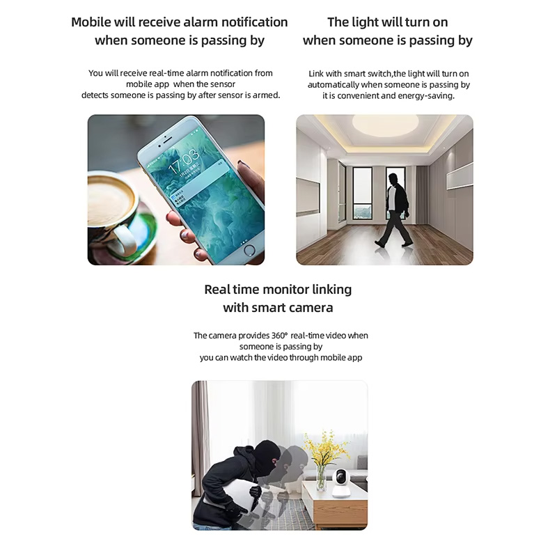 스마트 PIR 모션 센서 WiFi 지그비 인체 감지 센 - Smart Home Proxmox 리뷰 및 가격
