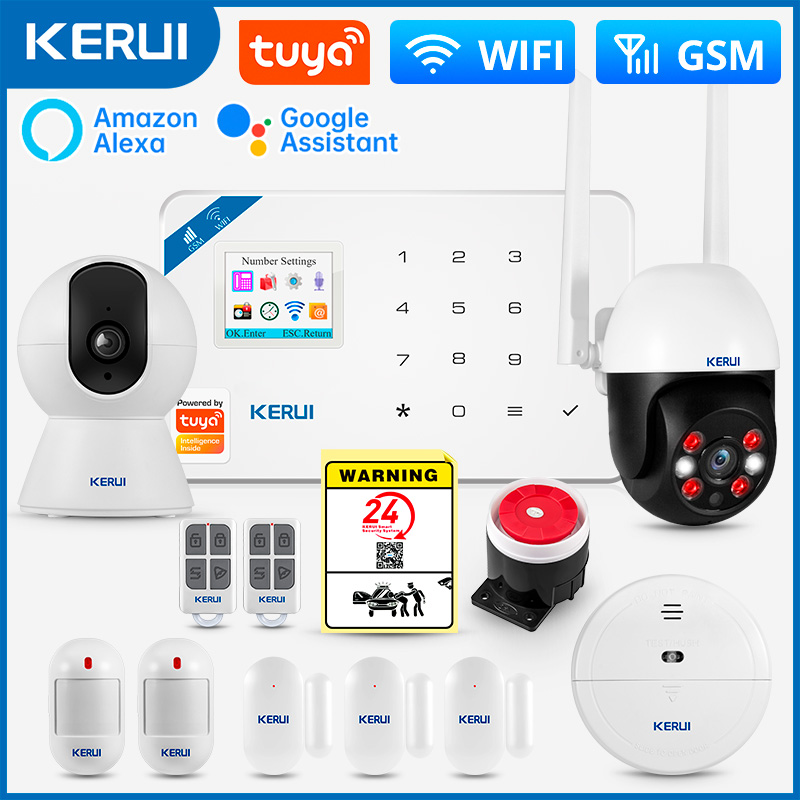 KERUI W181 경보 시스템 보안 홈 WIFI GS - Smart Home Cctv Camera 리뷰 및 가격