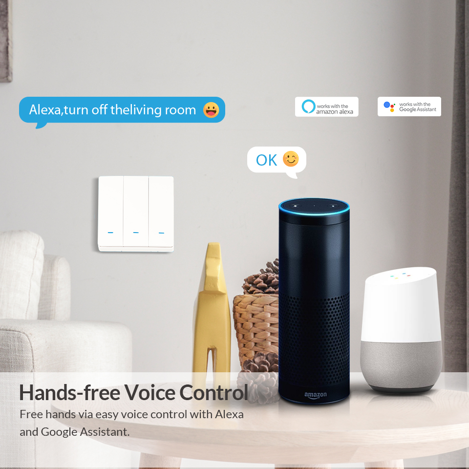 스마트 스위치 WiFi 푸시 버튼 벽 조명 스위치 EU - Smart Home Proxmox 리뷰 및 가격