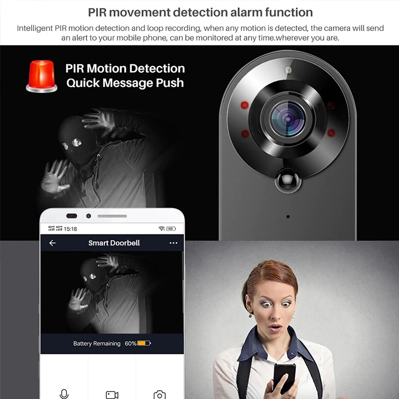 투야 비디오 초인종 카메라 1080P WiFi 도어벨  - Smart Home Video Doorphone Ezviz 리뷰 및 가격