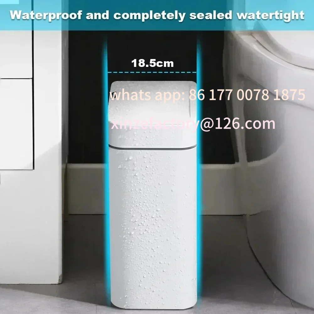 맞춤형 화이트 15리터 자동 봉투 포장 스마트 욕실 쓰 - Smart Home Bone 리뷰 및 가격