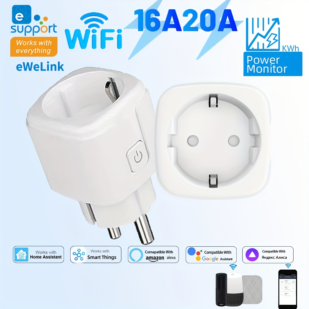 EWeLink 스마트 와이파이 소켓 EU 원격 제어/타 - Smart Home Proxmox 리뷰 및 가격