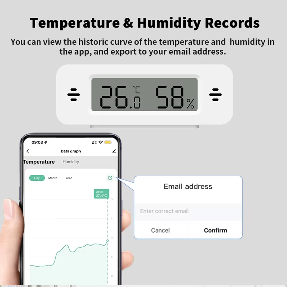 Tuya Zigbee WiFi 미니 온도 및 습도 센서 - Smart Home Simple 리뷰 및 가격
