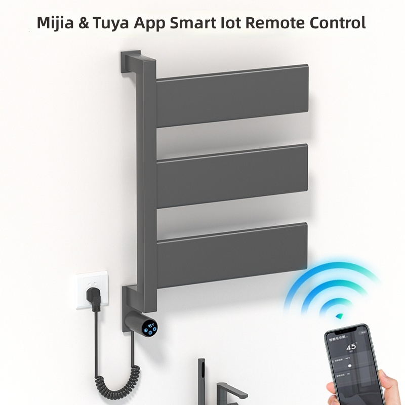 벽걸이형 3단 전기 가열 타월 건조대 스테인리스 스틸  - Smart Home 리뷰 및 가격