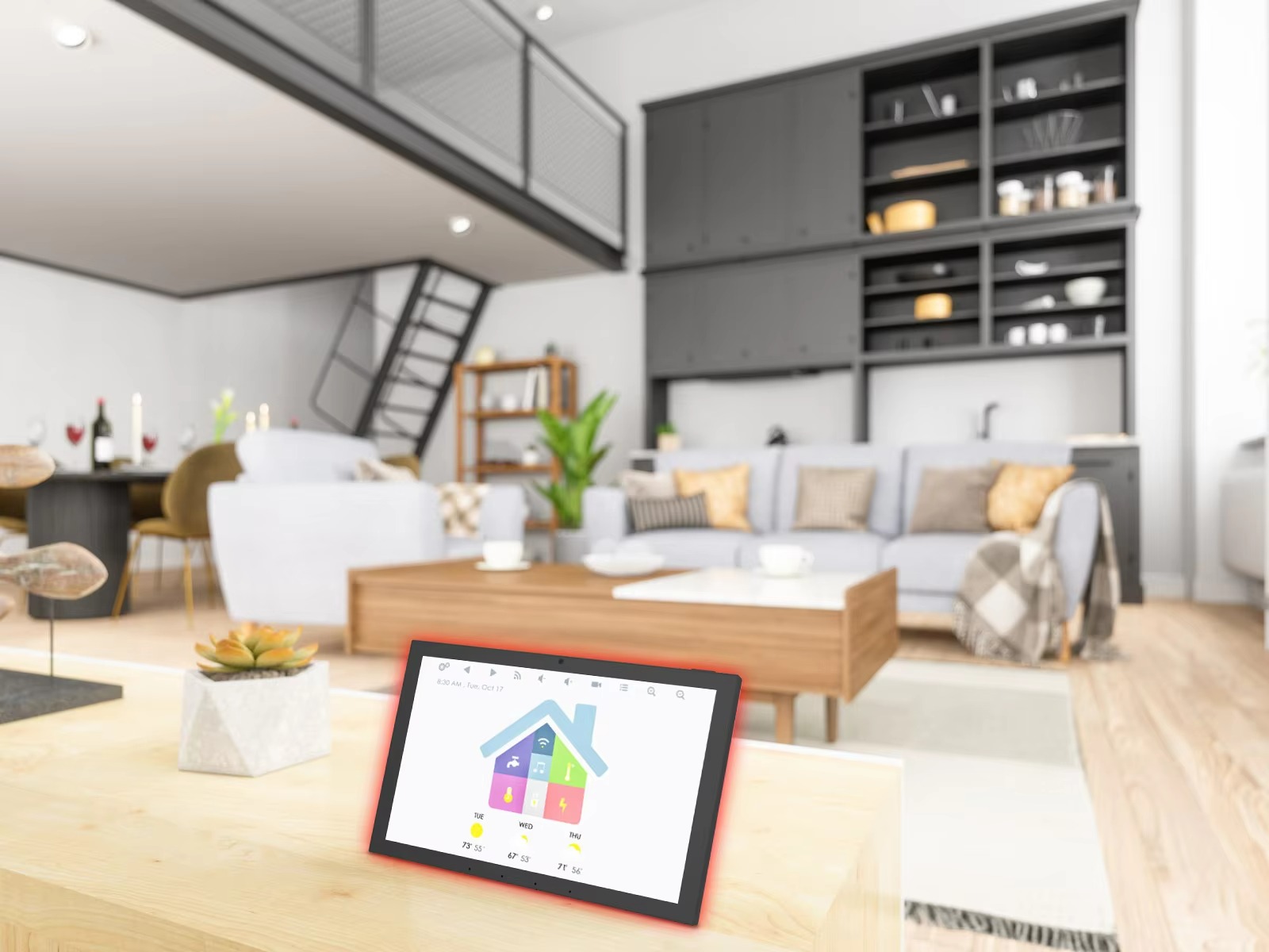 10.1인치 15.6인치 수동 안드로이드 IPS 스마트 - Smart Home 리뷰 및 가격